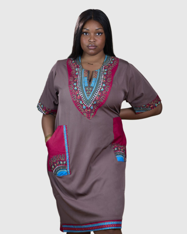 Genesis Ankara Print Dress - Image 3