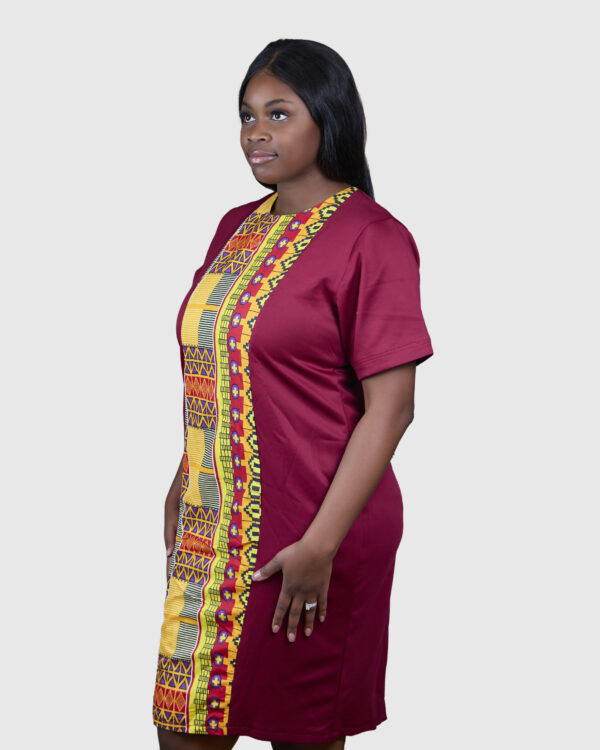 Journey Ankara Print Dress - Image 3