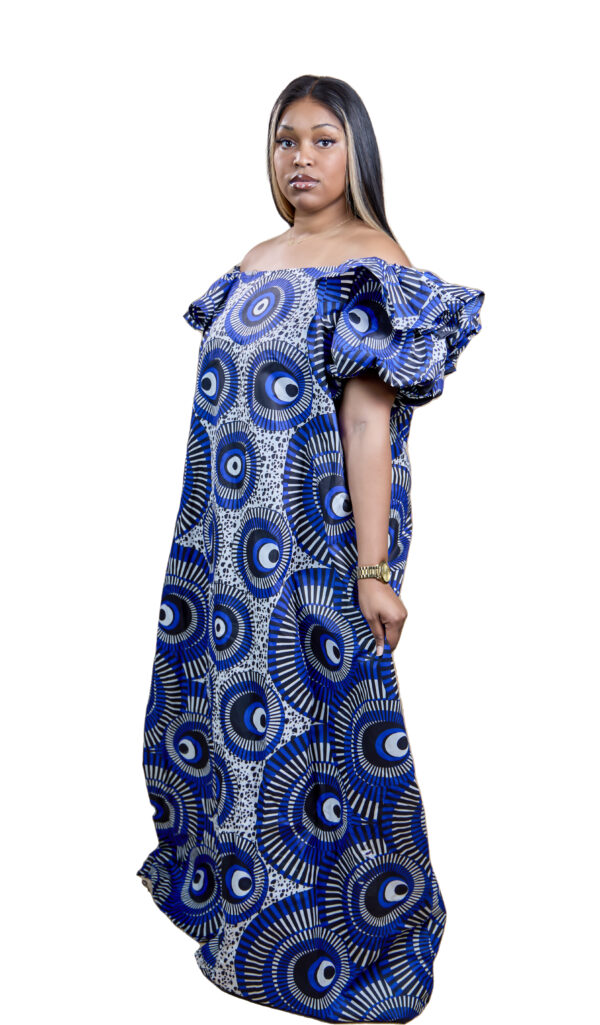 Flourish & Grace Maxi Dress (Blue)