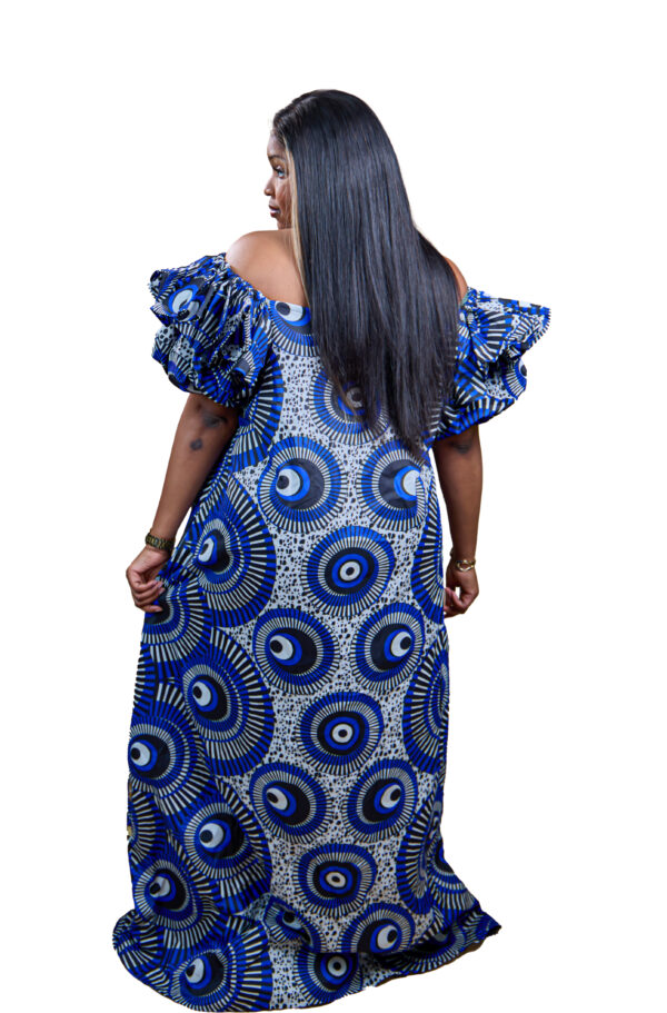 Flourish & Grace Maxi Dress (Blue) - Image 2